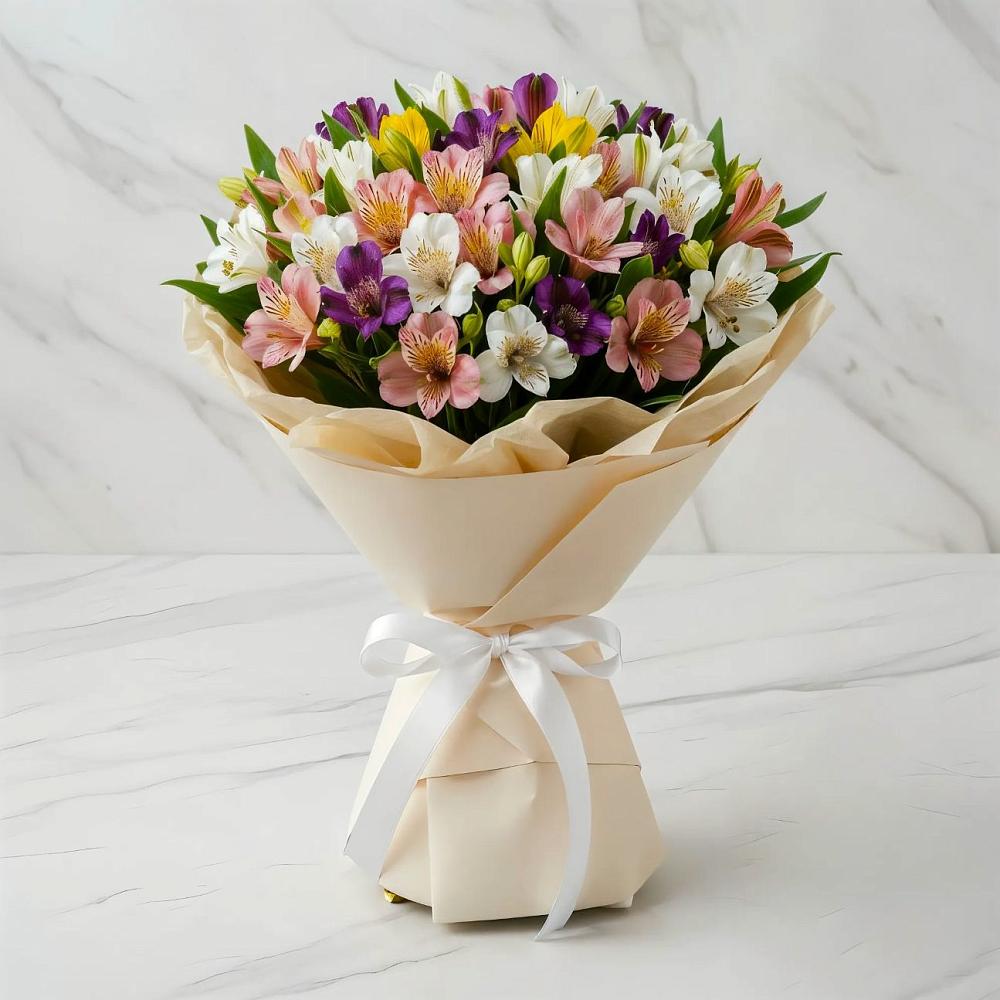 Букет цветов из: Альстромерии в Константиновске