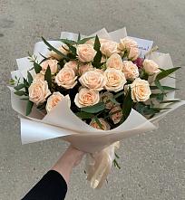 Букет Кремовые розы Латте #REPLACE_PRED# Константиновске
