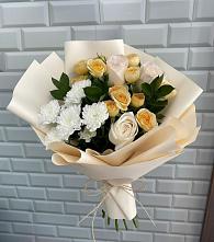 Букет цветов из:  Розы и Хризантемы в Константиновске