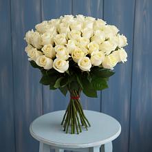 Букет 51 Белая роза Эдлесс Лав #REPLACE_PRED# Константиновске