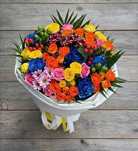 Букет цветов из:  Розы и Хризантемы в Константиновске