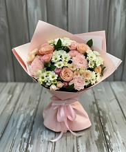 Букет цветов из:  Гвоздики, Розы и Хризантемы в Константиновске