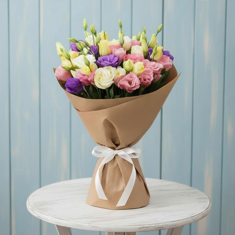 Букет цветов из: Лизиантусы в Константиновске