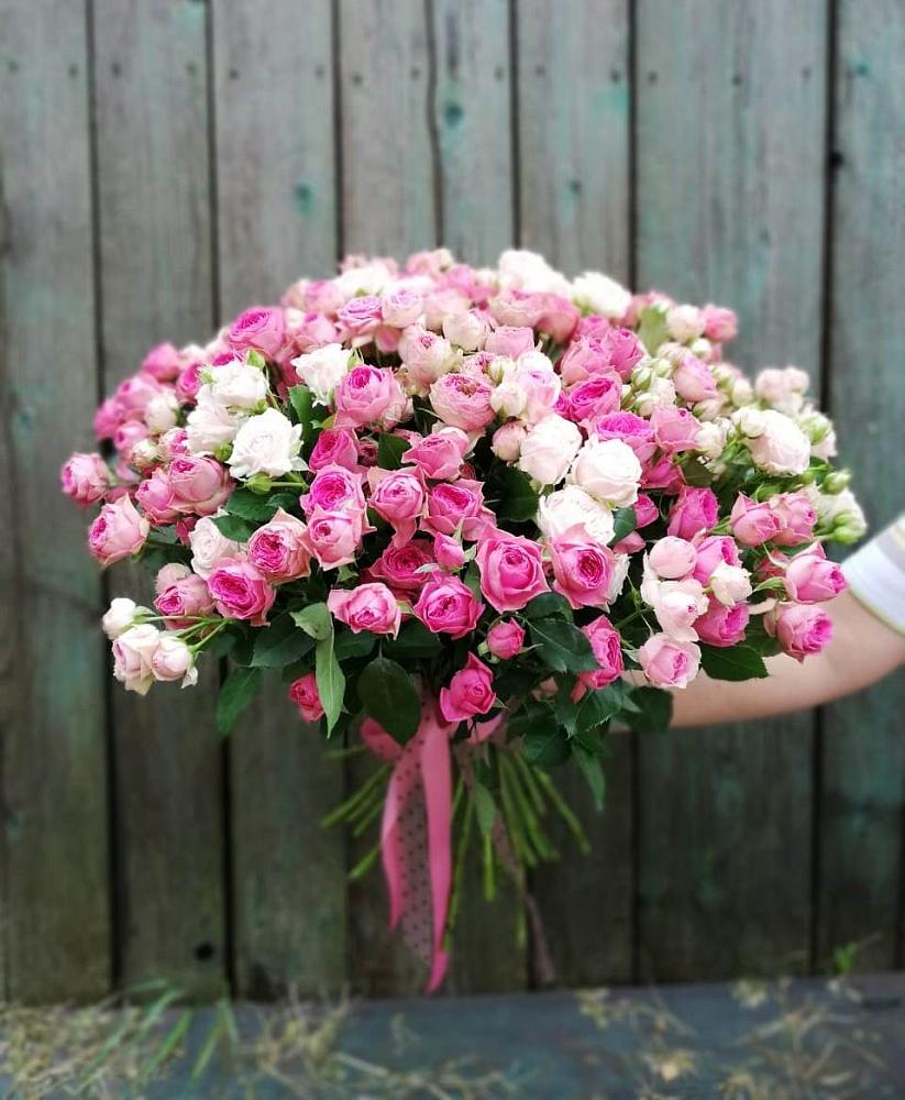 Букет Розовые кустовые розы Натали и Лав Лидия в Константиновске