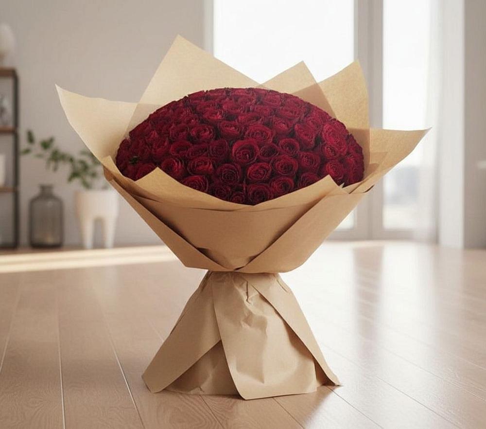 Букет 101 Красная роза в Константиновске