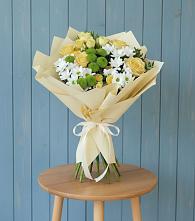 Букет цветов из:  Хризантемы и Розы #REPLACE_PRED# Константиновске