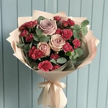 Букет цветов из:  Гвоздики и Розы #REPLACE_PRED# Константиновске