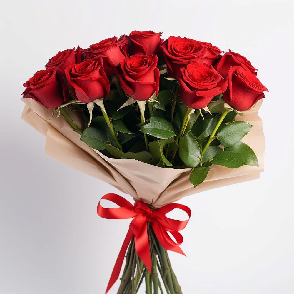 Букет 11 Красных роз Эдлесс Лав в Константиновске